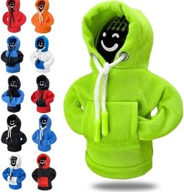 Resim Vites Değiştirme Kapüşonlu, Komik Vites Topuzu Gömlek Kazak, Araba Değiştirici için Mini Kapüşonlu, Otomotiv İç Sevimli Aletler, Araba Aksesuarları ve Dekorasyonları, Evrensel Fit Topuz Kılıfı Hediye 