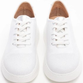 Resim Derinet Deri Bağcıklı Kadın Sneaker 