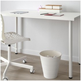 Resim Genel Markalar 10 Lt Beyaz Plastik Çöp Kovası, Pratik ve Dayanıklı Ev ve Ofis Kullanımı 