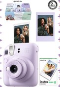 Resim Fujifilm Instax Mini 12 Lila Fotoğraf Makinesi - Çerçeve Ve 10'lu Mini Film Seti Fujifilm