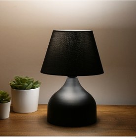 Resim Homing Milano Metal Gövdeli Siyah Kumaş Abajur Ayd-3125 Siyah 