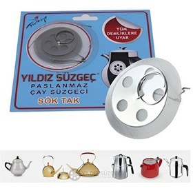 Resim 10 Adet Çaydanlık Içi Çay Süzgeci Demlik Süzgeç Söktak 