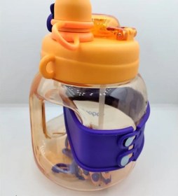 Resim Vagonlife 1000ml Pipetli Policarbon Matara Turuncu / 6278 