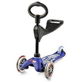 Resim Micro Scooter Mini Micro 3in1 Deluxe 3 Tekerlekli Mavi Çocuk Scooter 