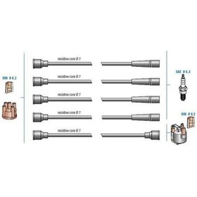 Resim Doduco 7724 Bujı Kablo Takımı R19 