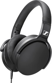 Resim Sennheiser HD 400S kulaklık arka yüzlü, çıkarılabilir kablo üzerinde açma düğmeli akıllı uzaktan kumanda 