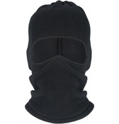 Resim Aotu Yumuşak Polar Polar Boyun Körüğü Kış Rüzgar Geçirmez Bisiklet Eşarp Sıcak Boyun Kapağı Baş Örtüsü - Siyah 