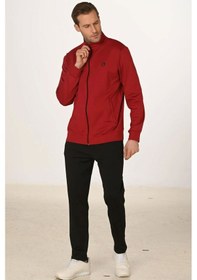 Resim Marco Ferry Erkek Bordo Dalgıç Kumaş Spor Eşofman Takım Edy5256b Bordo 