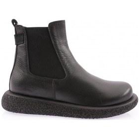 Resim Dgn 1501 Kadin Strech Detayli Bot 1501-1589-R2128 Siyah 