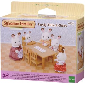 Resim Sylvanian Families Yemek Masası ve Sandalye 4506 
