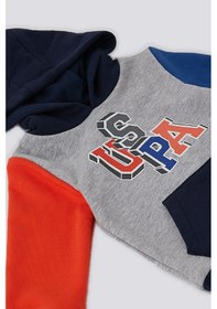 Resim U.s. Polo Assn. Erkek Bebek Gri Takım Gri 