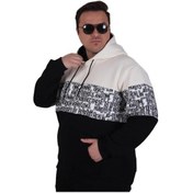 Resim Starbattal Büyük Beden Kapüşonlu 3ip Sweat Transforming 25713 Bej Bej 