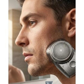 Resim TeknoKapsül Taşınabilir Mini Shaver Şarjlı Tıraş Makinesi Islak Kuru Kullanım 