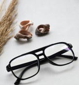 Resim LOOKUP NEW Frank Kadın Erkek Unisex Mavi Işık Korumalı Blue Block Yeni Sezon Siyah Şeffaf Gözlük 