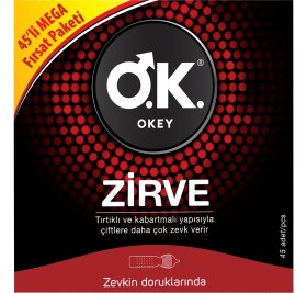 Resim Okey Zirve 45'li Prezervatif Avantaj Paketi 