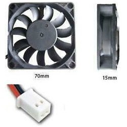 Resim Dc 24 Volt 0.15 A 7 Cm 2 Pin Fan 