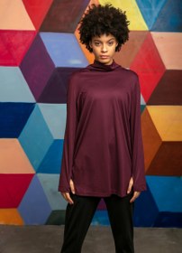 Resim GYM-FIT Balıkçı Yaka Quick Dry Eşofman Üstü - Bordo - XL 