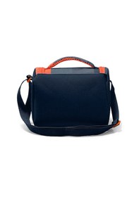 Resim Coral High Kids Renkli Çizgili Thermo Beslenme Çantası 11798 Lacivert - Turuncu 