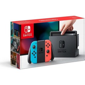 Resim Nintendo Switch Mavi Kırmızı Joy - Con + The Legend Of Zelda Breath Of The Wild 