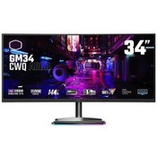 Resim Coolermaster 34" Va GM34-CWQ 0.5ms 144HZ Hdmı-Dp Usbc Kavıslı Gamıng Monitör 3440X1440 