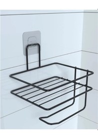 Resim Pratik Yapışkanlı Metal Tuvalet Kağıdı Tutucu Diğer 