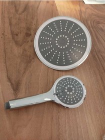 Resim Sam Banyo Hale Tepe Duş Seti Krom Krom 