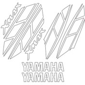 Resim Yamaha Xmax Sticker Set 001 N11.71270 