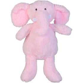 Resim Halley Oyuncak Peluş Oturan Fil 40 Cm Pembe 