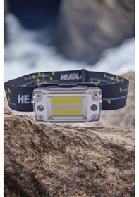 Resim Kafa Lambası Led Fener Pratik Taşınabilir Ayarlanabilir Usb Şarjlı Çok Renkli 