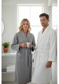 Resim Özdilek Allure %100 Pamuk 6 Parça Aile Banyo Seti Gri Beyaz Çok Renkli 