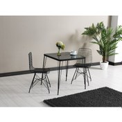 Resim Zümra 70*70 İKİ KİŞİLİK MUTFAK BALKON BAHÇE KAFE MASA TAKIIMI 