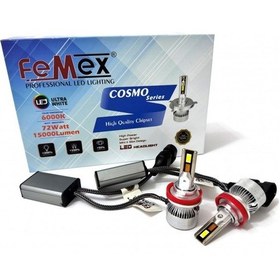 Resim Femex Renault Kangoo 2 2008 - 2021 Makyajsız Kasa Kısa Far Cosmo Mini 