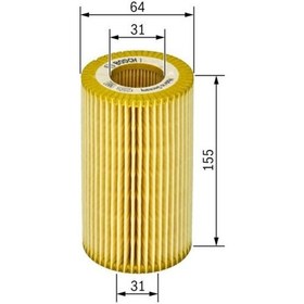 Resim Bosch 0986TF0130-YAĞ Filtresi Touareg 3.0 V6 10 A4 3.0-3.2 Fsı 08 A5 3.0-3.2 10 A6 2.8-3.0-3.2 Fsı 04-11 1457429185 