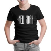 Resim New York City - Freedom Siyah Çocuk Tshirt 