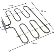 Resim Barbekü Rezistans 2000W 230V 6,5 Cr-Ni Krom 437085682 