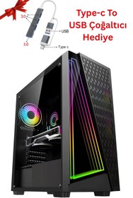 Resim İzoly e-Vix Echo i5-4440 16 GB RAM 256 GB SSD RX 580 8 GB FreeDOS Masaüstü Oyuncu Bilgisayarı 