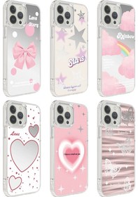 Resim İphone 13 Pro Max Uyumlu Aihttgli Parlak Tasarımlı Zore Mimbo Kılıf-no4 NO4 