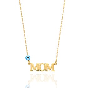 Resim Laseyta 925 Gümüş Mom/Anne Kolye 