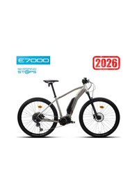 Resim Shimano Carraro Kıfuka E7 E-mtb 27.5 Dağ Bisikleti 11v Nikel Gri M/44cm Siyah 