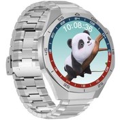 Resim Sunix Amoled Ekran 48mm Metal ve Silikon Kordonlu Akıllı Saat Gri WT6 Pro 