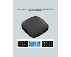 Resim Eco Lounge 5.8ghz Wifi Destekli Kablosuz Android Auto Dönüştürücü 