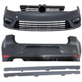 Resim OLED GARAJ Volkswagen Golf 7 İçin Uyumlu R Body Kit 2013-2017 