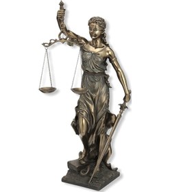 Resim Veronese Design Adalet Tanrıçası (Themis) Heykeli Büyük Boy 