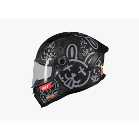Resim Mt Stinger 2 Ram F1 Parlak Kapalı Kask Siyah - Gri 