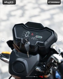 Resim Skyjet RT3000 Max Elektrikli Moped Gri 