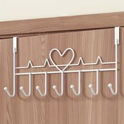 Resim Kolay Kurulum Kapı Üstü Ceket Askısı - Matkap Gerektirmeyen, Boyalı Duvar Rafı Yatak Odası & Banyo Depolama için 