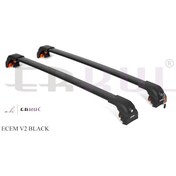 Resim Erkul Ecem V2 Siyah Ara Atkı/tavan Barı 120 Cm Flush Tip Çıtalar İçin 