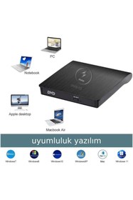 Resim BRF FilizoraSell Harici Dvd Rw External Taşınabilir Ultra İnce USB 3.0 Cd Dvd Yazıcı Okuyucu 1199634 