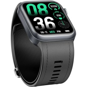 Resim Spovan Electro Air 2 Hava Basınçlı Tansiyon Şeker Ekg Sesli Görüşme Türkçe Akıllı Saat 