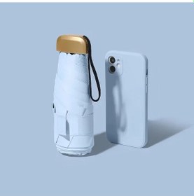 Resim Willowhaven Pembe 5 Katlı Ultra Hafif Upf 50+ Şemsiye - Rüzgar Geçirmez Taşınabilir Plaj Şemsiyesi 